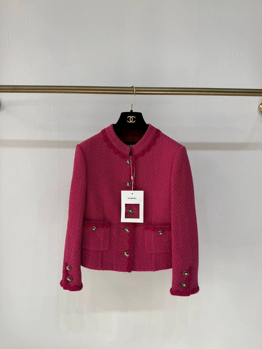 Chanel 24A fuchsia jacket