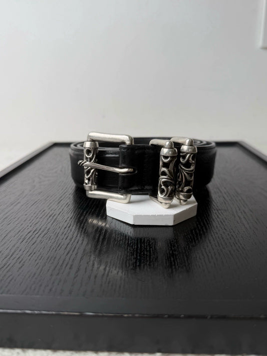 Chrome Hearts Double Scroll Vines Wide Belt