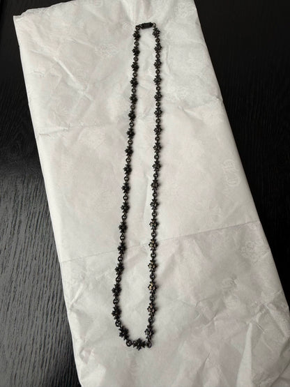 Chrome Hearts Sterling Silver Tiny E Necklace