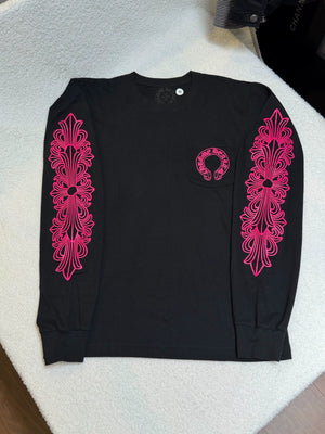 Chrome Hearts horseshoe print long-sleeved Shirt
