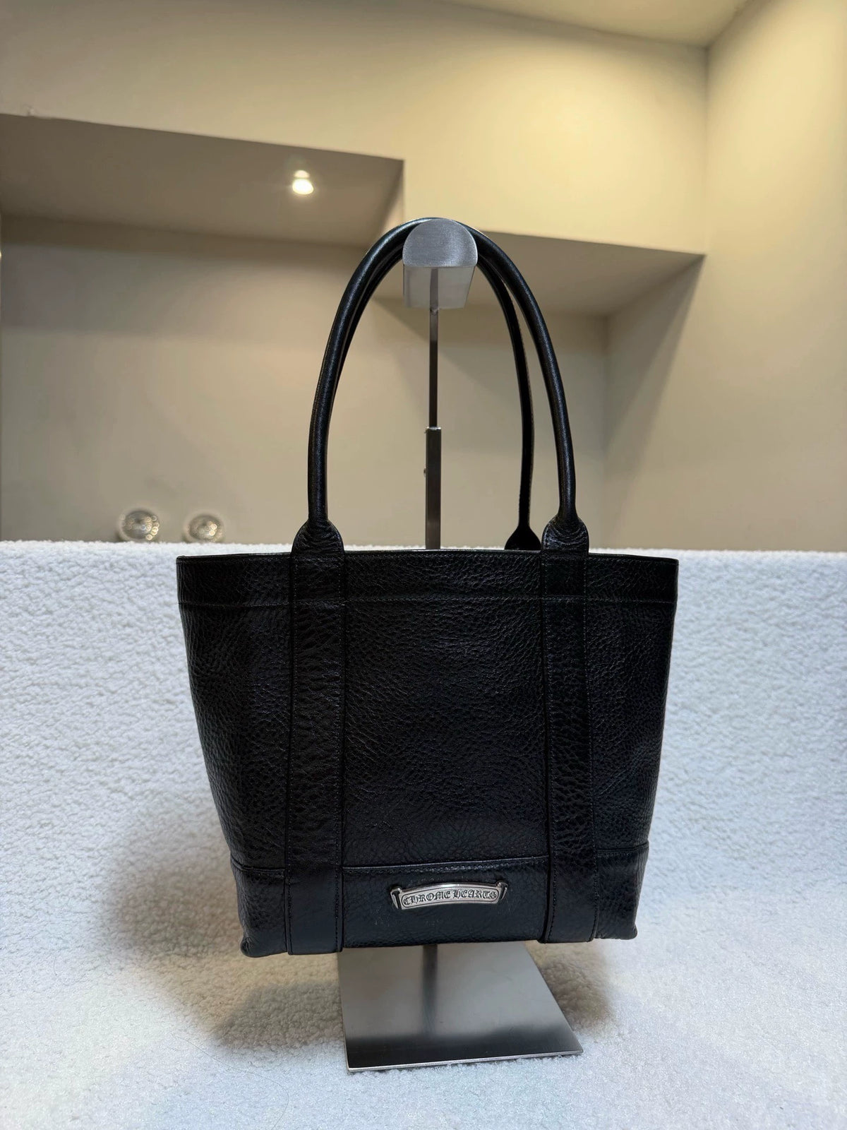 Chrome Hearts Black Mini Tote Bag