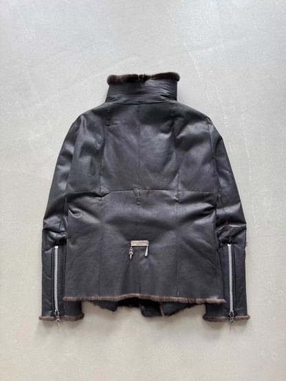 Chrome Hearts x Rick Owens Mink Fur Lined Jacket