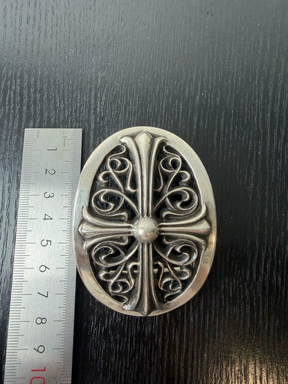 Chrome Hearts 925 Silver Keeper Belt Buckle