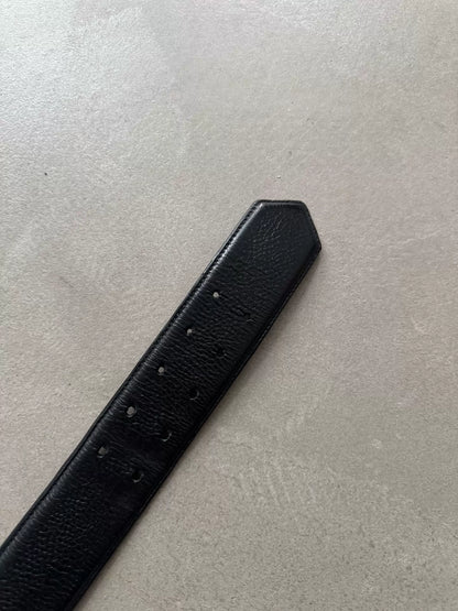 Chrome Hearts Large Wide Double Needle Vine Carved Roller Belt