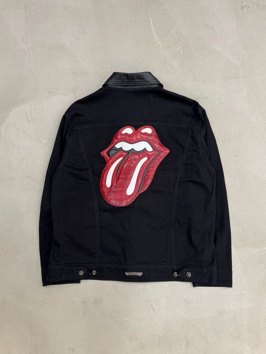 Chrome Hearts Rolling Stones tongue-patterned jacket
