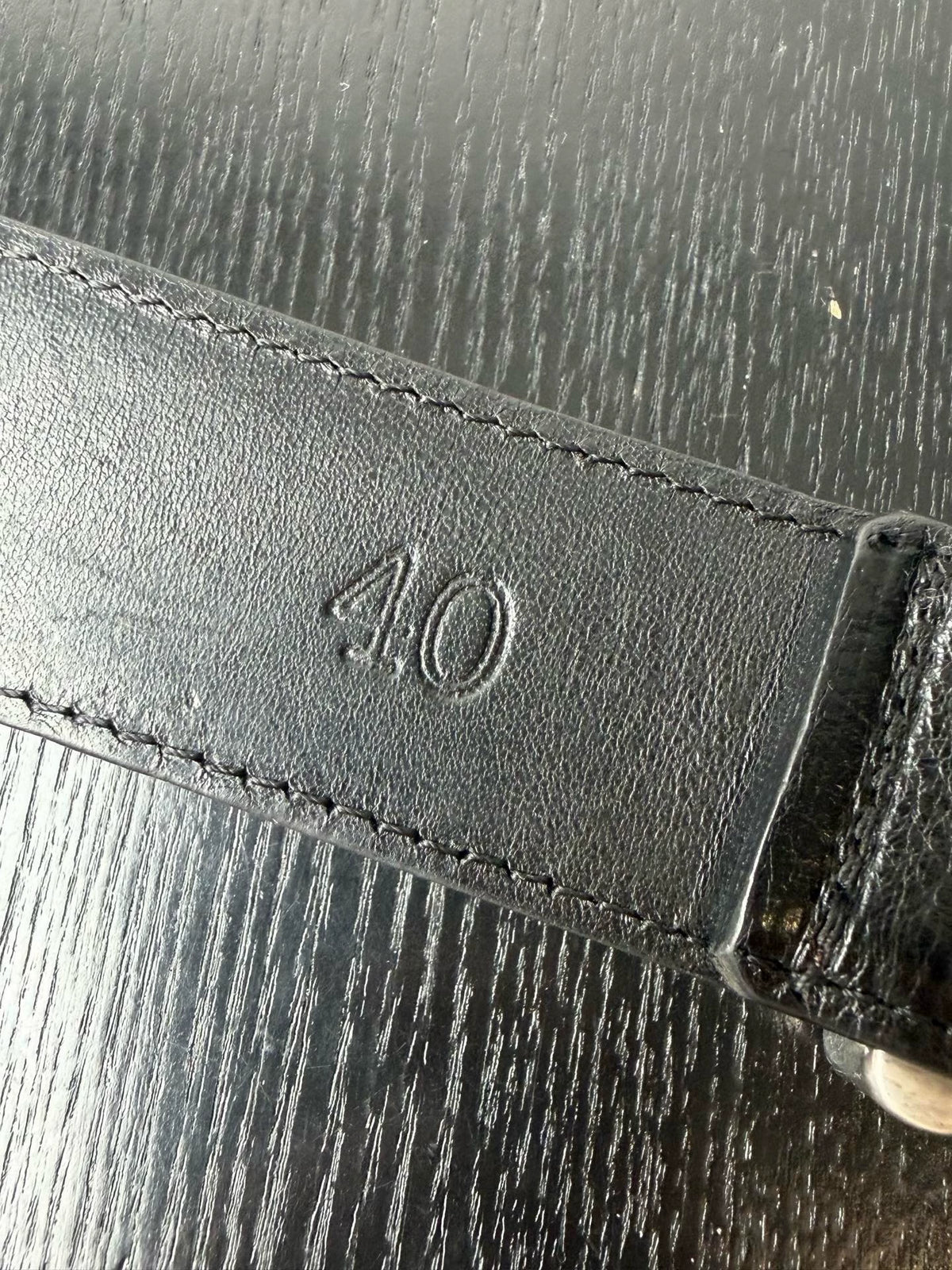 Chrome Hearts Double Scroll Vines Wide Belt