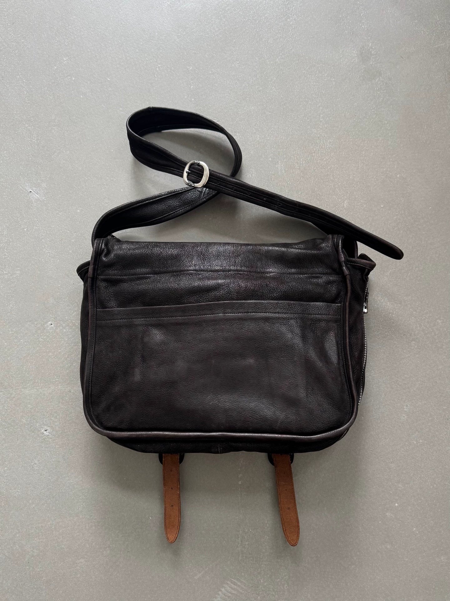 Chrome Hearts Large Goatskin Crossbody Messenger Bag