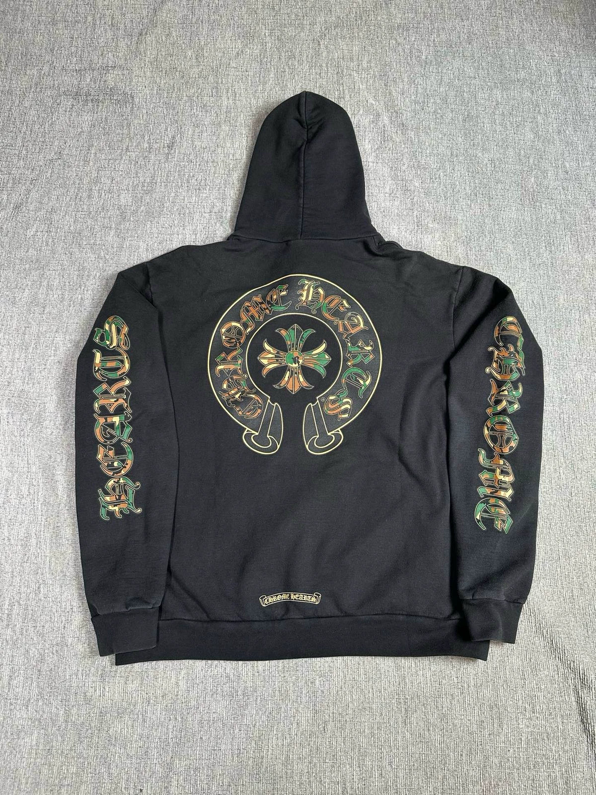 Chrome Hearts triple cross horseshoe hoodie