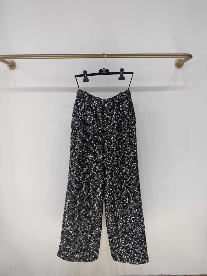 Chanel black Tweed Pants