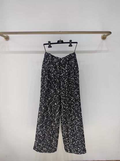 Chanel black Tweed Pants