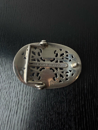 Chrome Hearts 925 Silver Keeper Belt Buckle