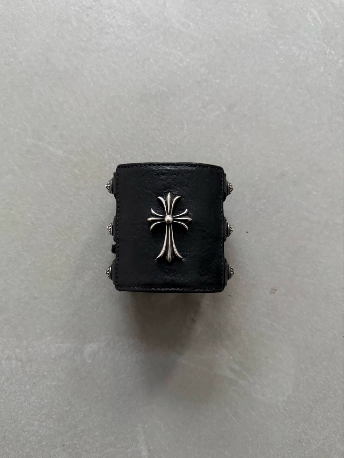 Chrome Hearts Cross Silver Strap Wristband/Bracelet
