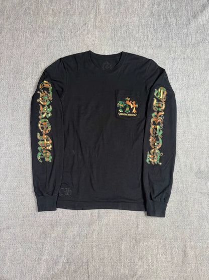 Chrome Hearts horseshoe long-sleeved shirt