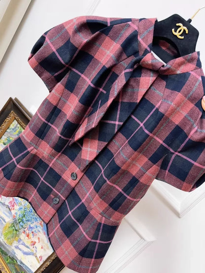 Dior 25S Plaid Wool shirt