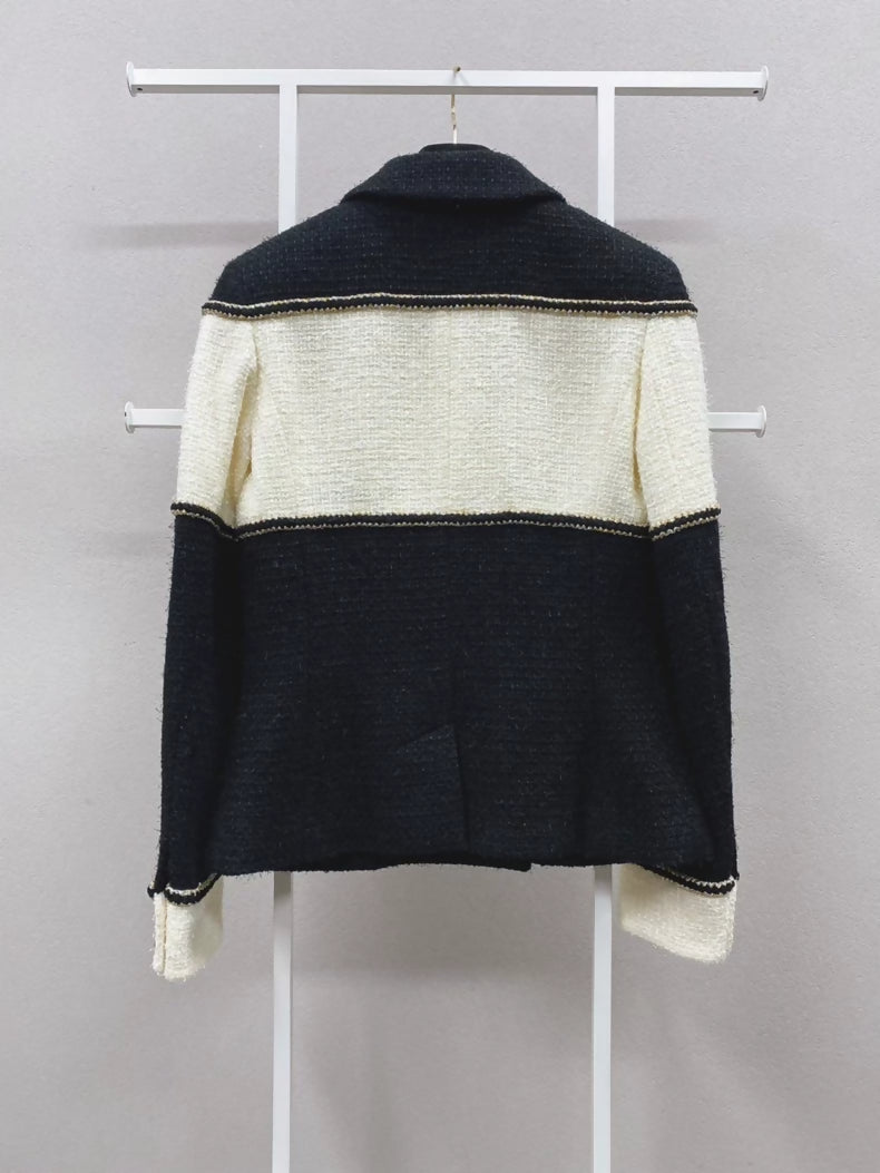 Chanel 20A black & ecru jacket