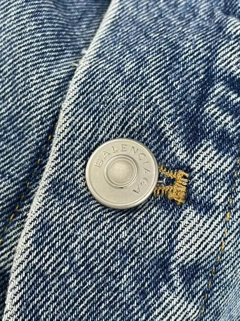 Balenciaga blue denim jacket