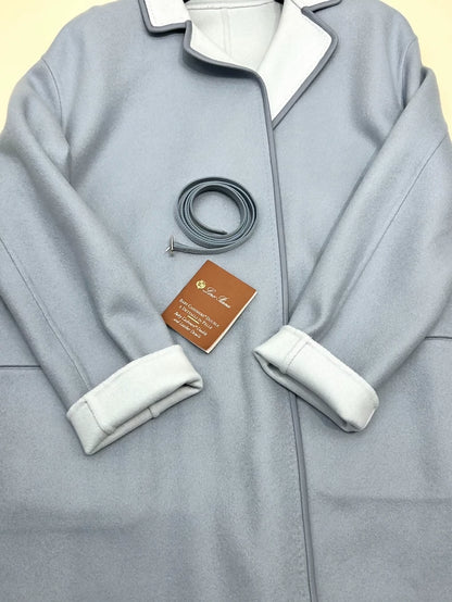 Loropiana reversible belted cashmere coat