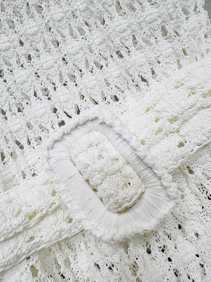 Chanel 26c white belted top