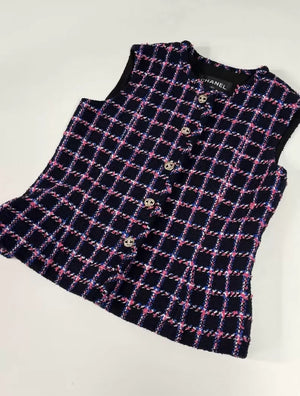 Chanel 24P Colorful tweed Vest