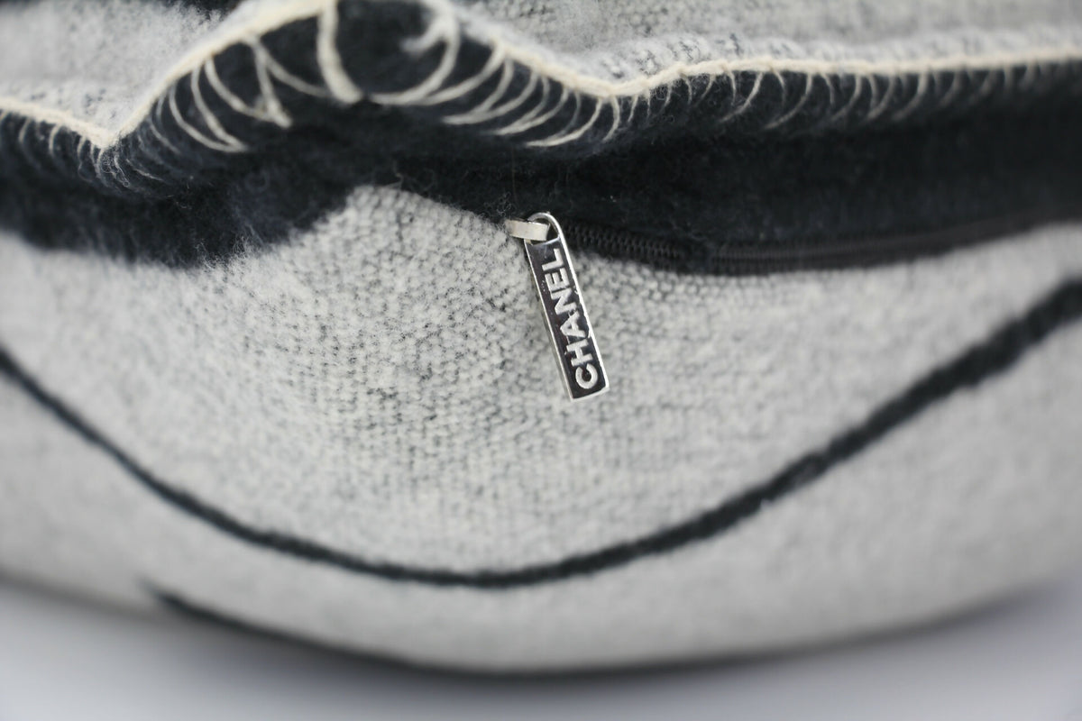Chanel Wool and Cashmere CC Pillow Cushion