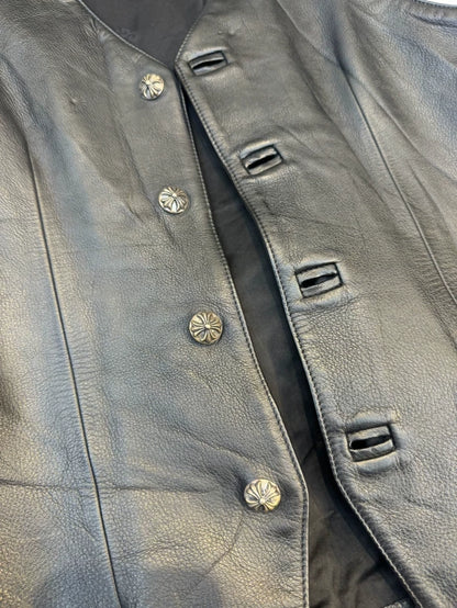 Chrome Hearts vintage leather vest
