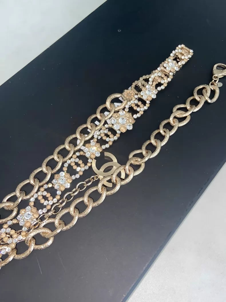 Chanel 2015 Salzburg Collection Gold Chunky Chain Waist Chain