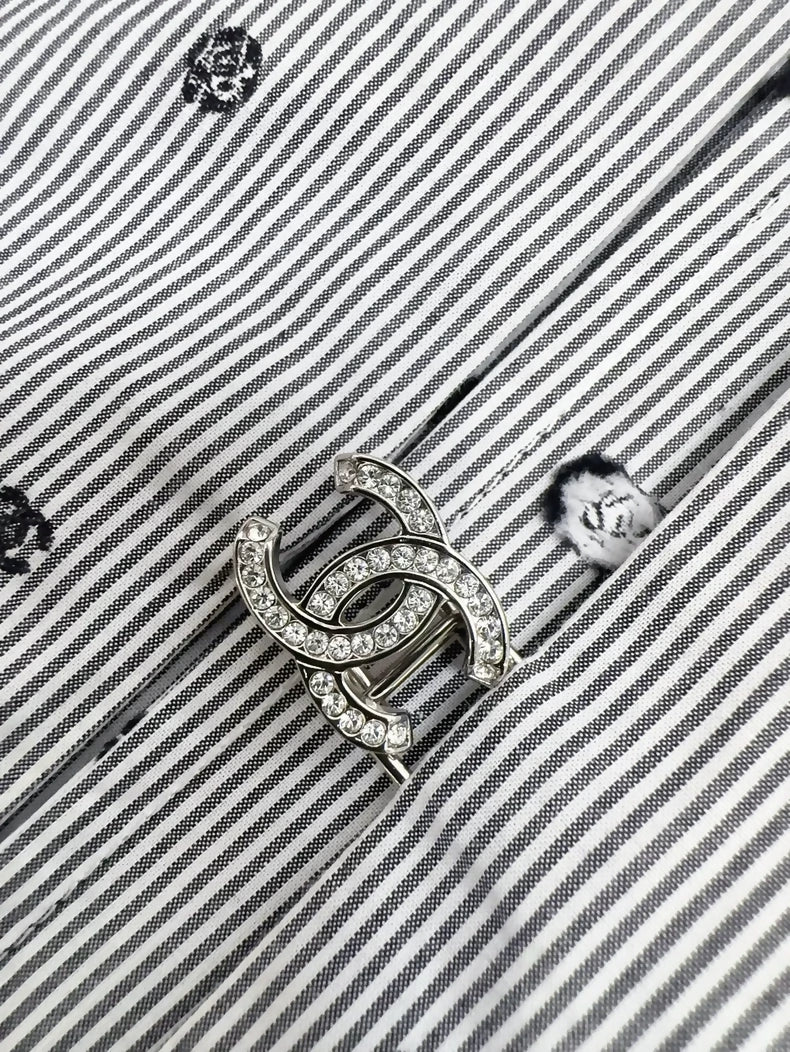 Chanel 24P grey shirt