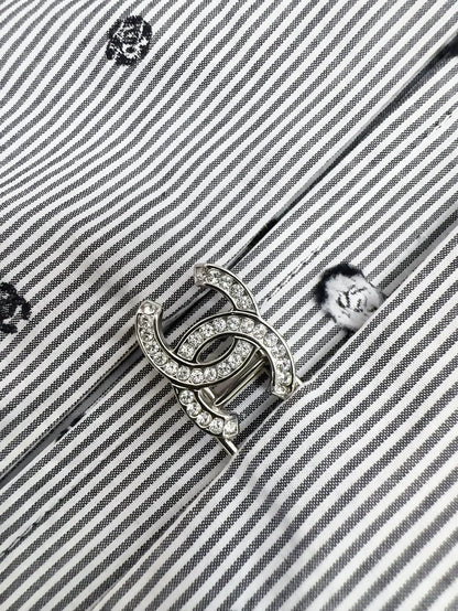 Chanel 24P grey shirt
