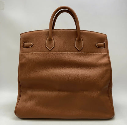 Hermès HAC 45 Togo Etrusque with Gold Hardware