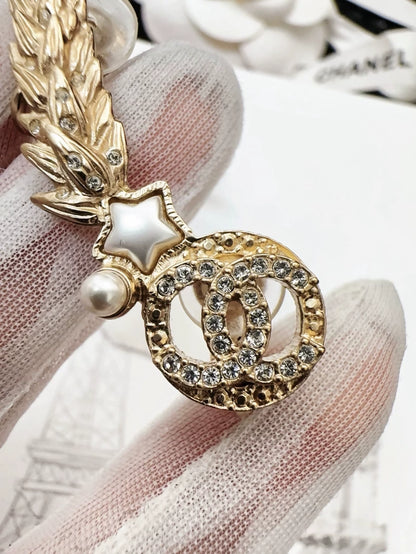 Chanel clip-on earrings