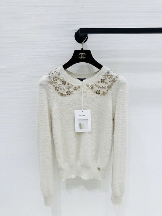 Chanel 20B ecru blouse