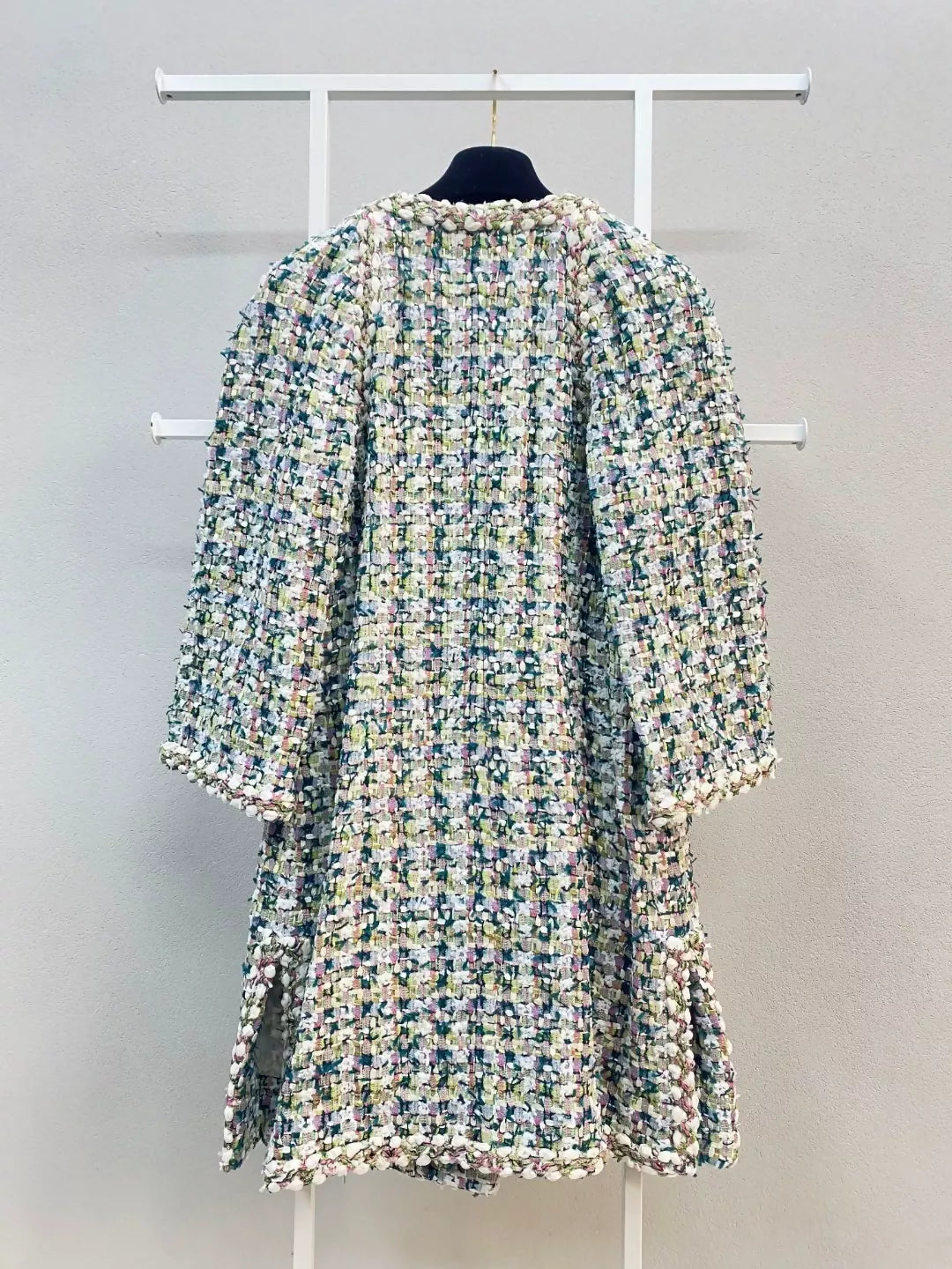 Chanel 18C tweed long coat