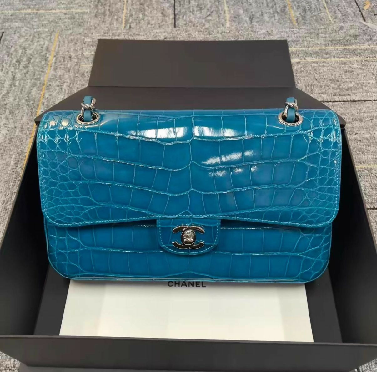 Chanel Crocodile Medium Classic Flap