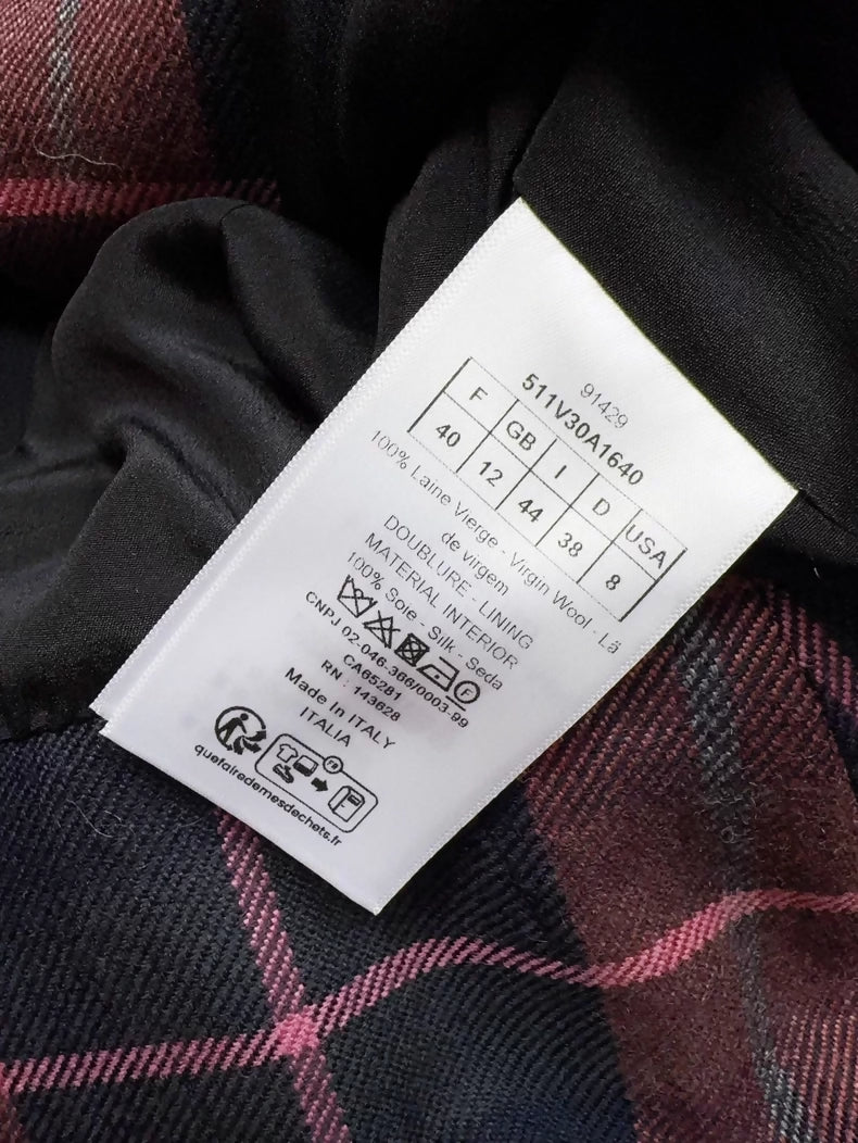 Dior 25S Plaid Wool shirt