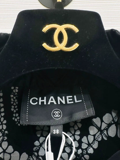 Chanel 25M black hooded jacket