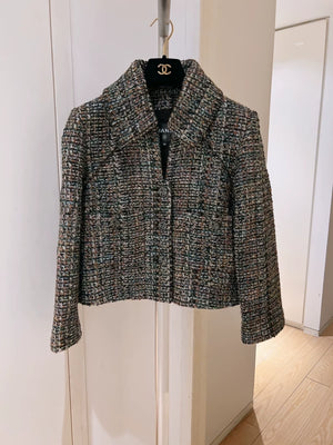 Chanel 18K Iridescent Tweed Short Jacket