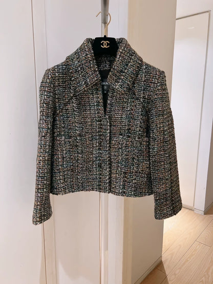 Chanel 18K Iridescent Tweed Short Jacket