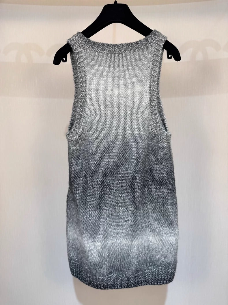 Chanel 25k gradient grey dress