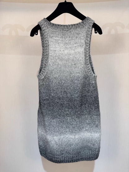 Chanel 25k gradient grey dress