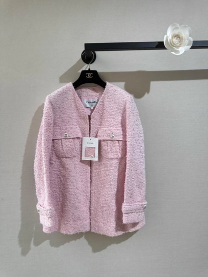 Chanel 22P Pink Tweed Jacket