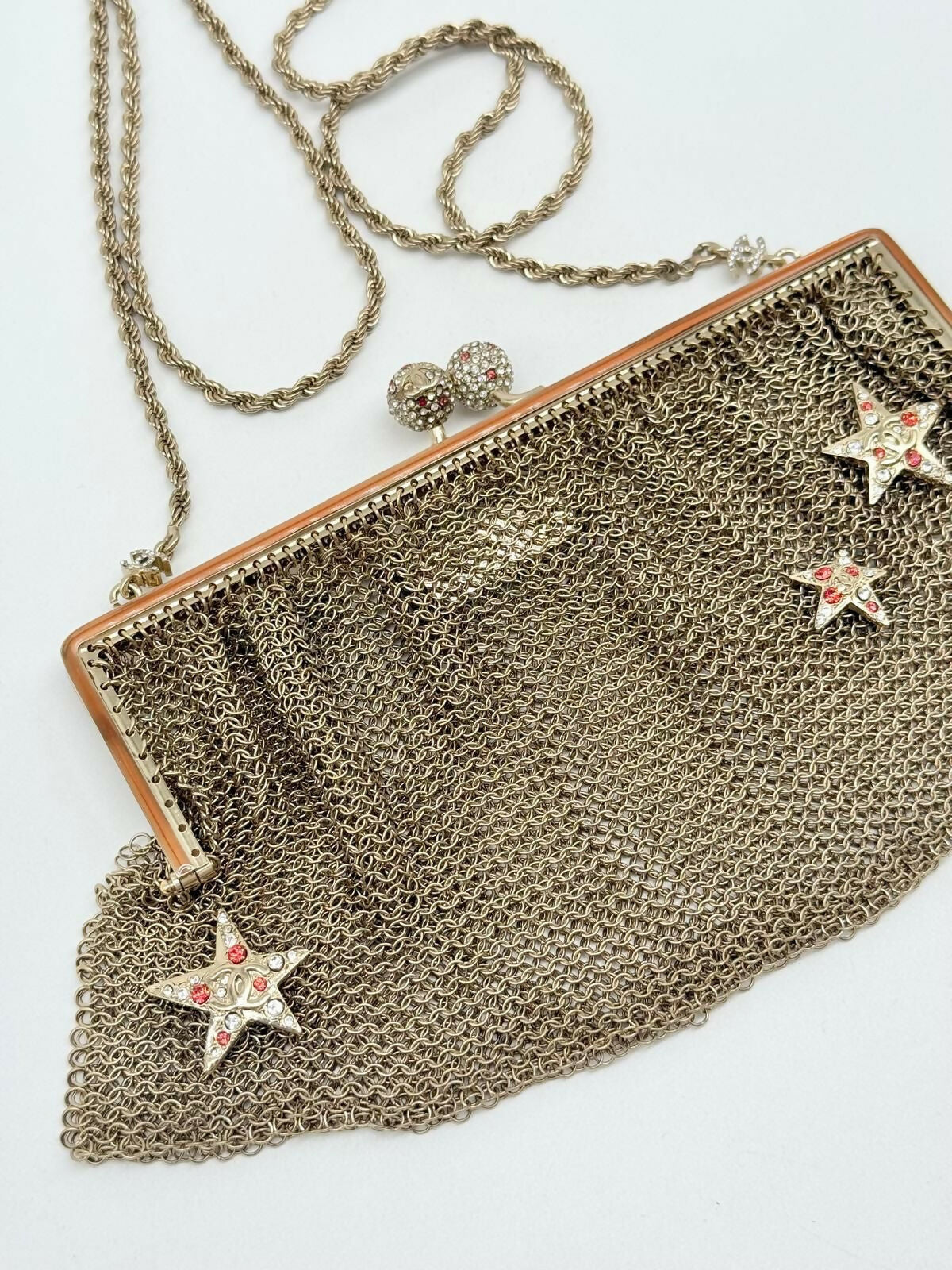 Chanel Metal Mesh Star Minaudière