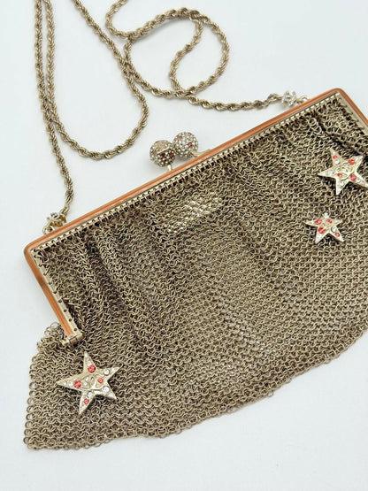 Chanel Metal Mesh Star Minaudière