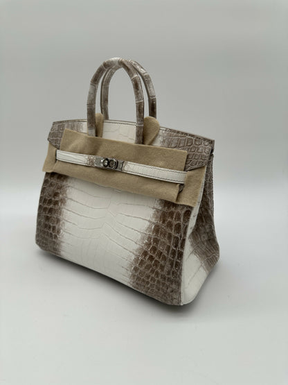 Hermes Birkin 25 Himalaya PHW stamp W 2025