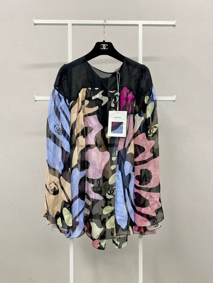 Chanel 22S silk colored top