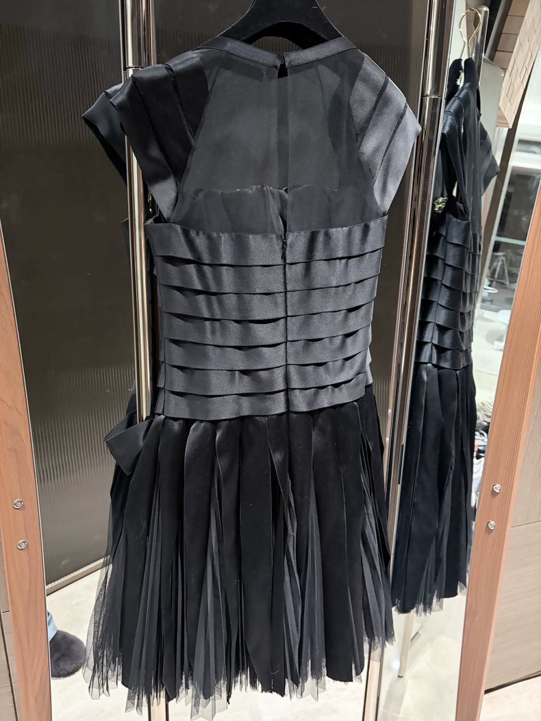 Chanel 06A Black Swarovski Little Black dress