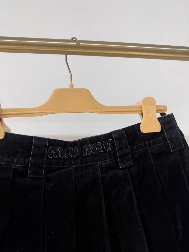 Miu Miu black skirt
