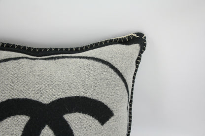 Chanel Wool and Cashmere CC Pillow Cushion