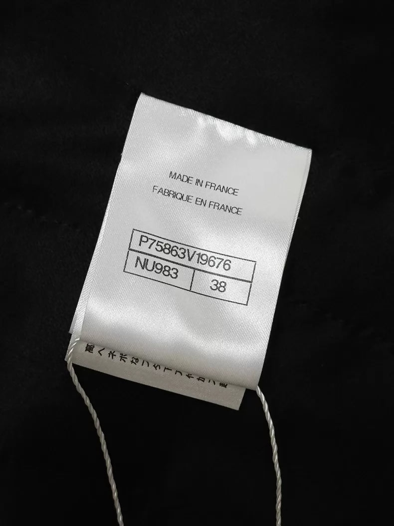 Chanel 23K black tweed jacket