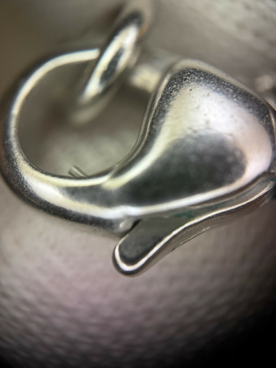 Chanel Vintage 06P Rhinestone Sliver Toned Heart Necklace