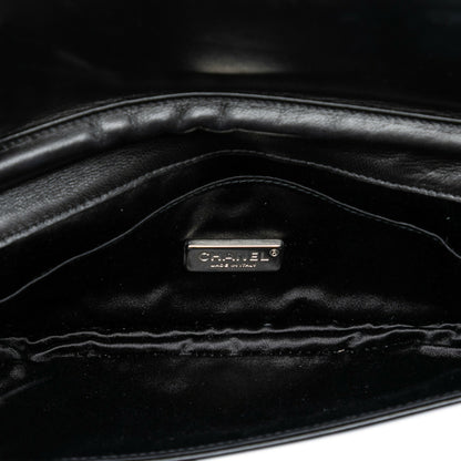 Chanel Quilted Lambskin Butterfly Clutch With Chain